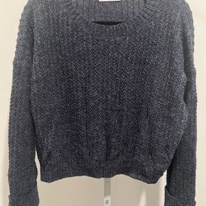 Elegant Navy Women's Crew Neck Sweater